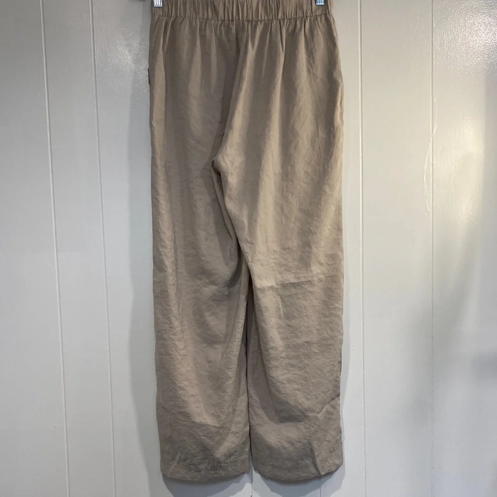 Parfois Wide Leg Pants | Neutral Minimalist Modal Blend | NWT M/L